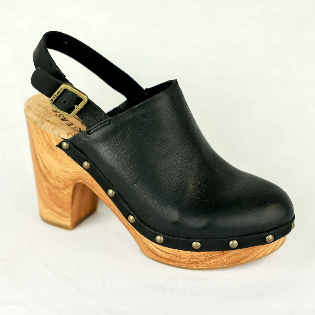 (取寄) コークイーズ レディース  Kork-Ease women Cline Black 取寄) コークイーズ レディース Kork-Ease women Cline Black Kork
